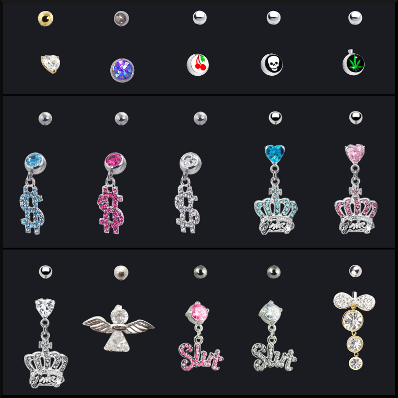 Belly Rings for Custom Textures